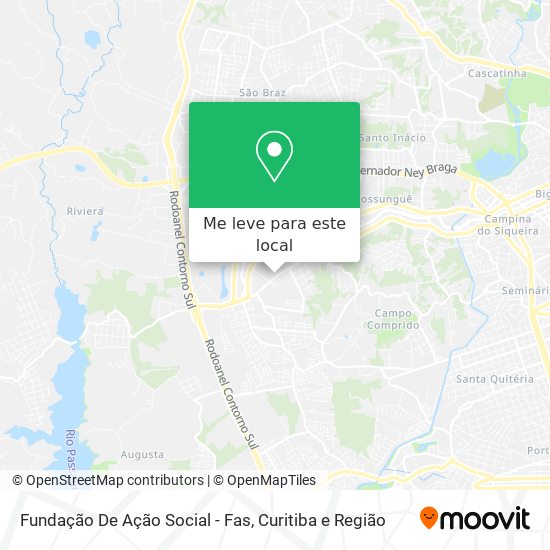 Fundação De Ação Social - Fas mapa