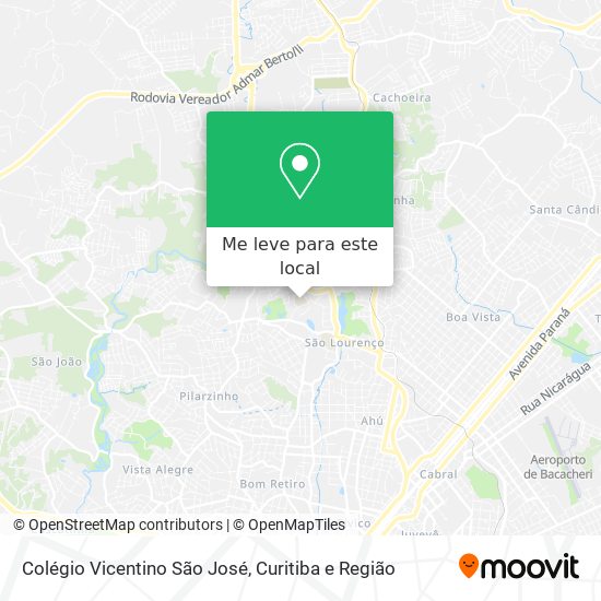 Colégio Vicentino São José mapa