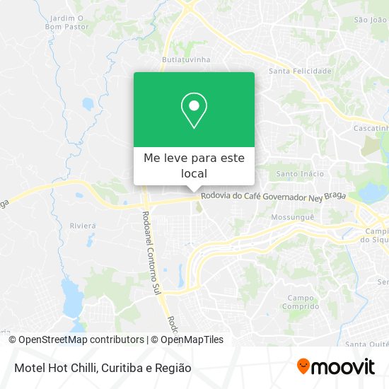 Motel Hot Chilli mapa