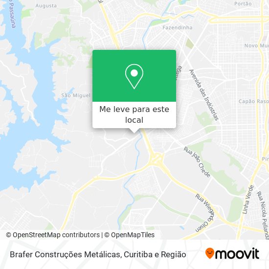 Brafer Construções Metálicas mapa