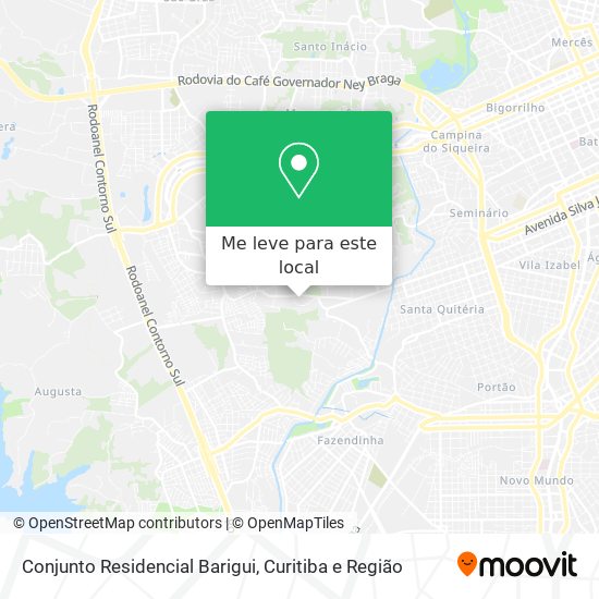Conjunto Residencial Barigui mapa