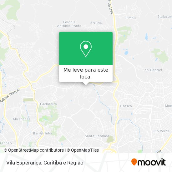 Vila Esperança mapa