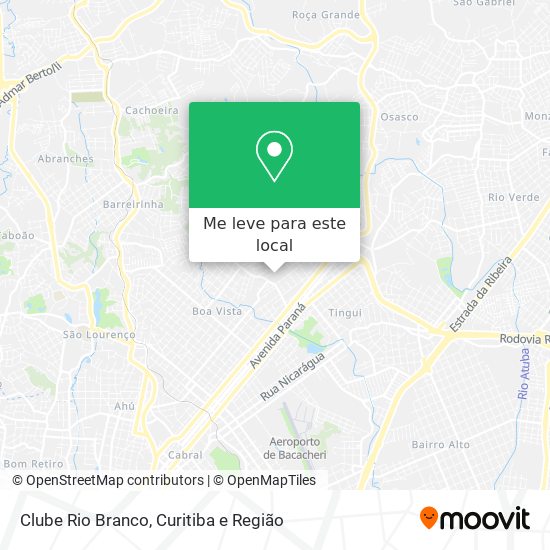 Clube Rio Branco mapa