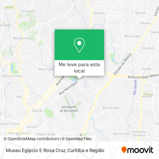 Museu Egípcio E Rosa Cruz mapa