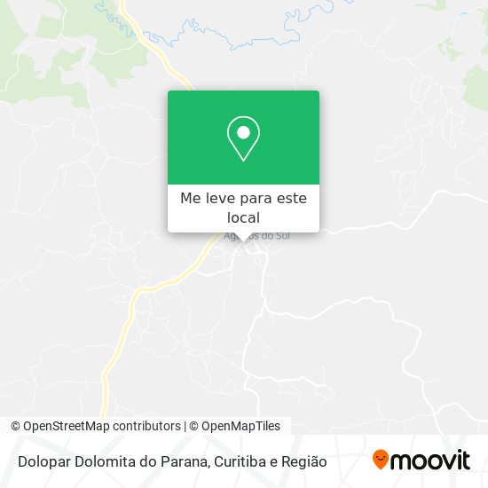 Dolopar Dolomita do Parana mapa