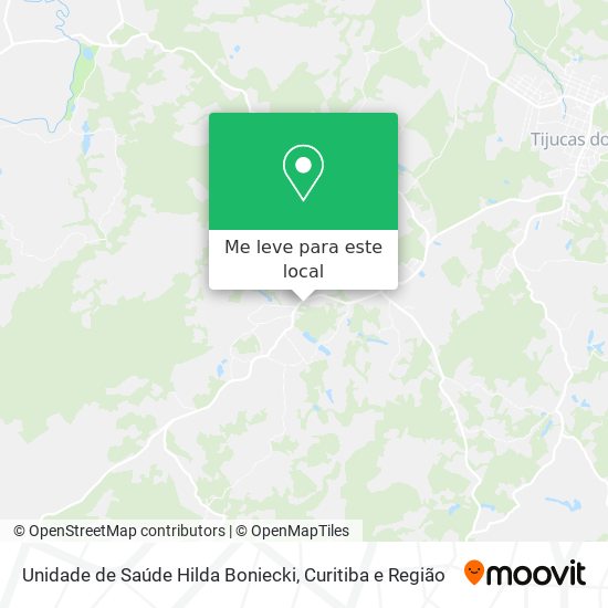 Unidade de Saúde Hilda Boniecki mapa