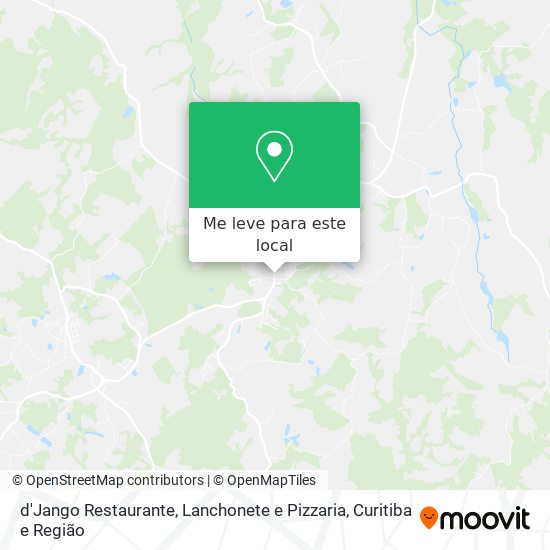 d'Jango Restaurante, Lanchonete e Pizzaria mapa