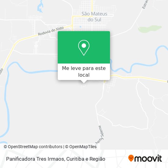 Panificadora Tres Irmaos mapa