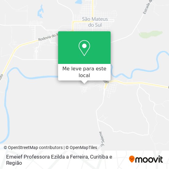 Emeief Professora Ezilda a Ferreira mapa