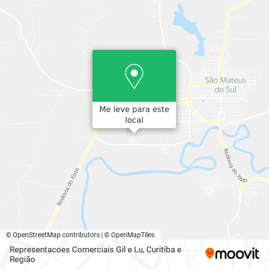 Representacoes Comerciais Gil e Lu mapa