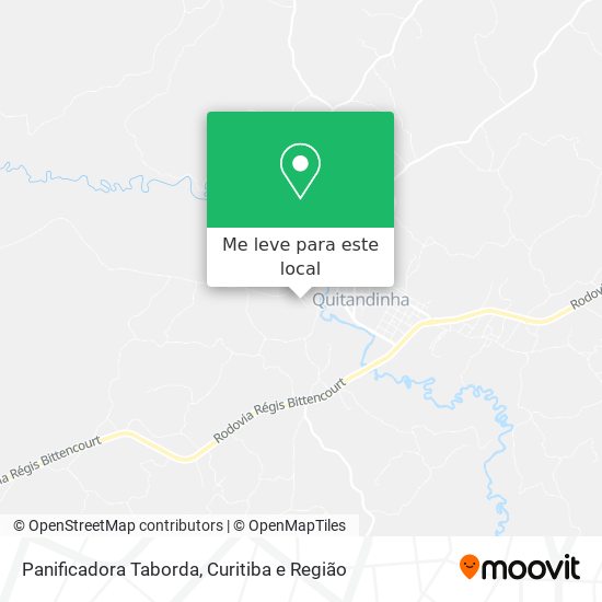 Panificadora Taborda mapa