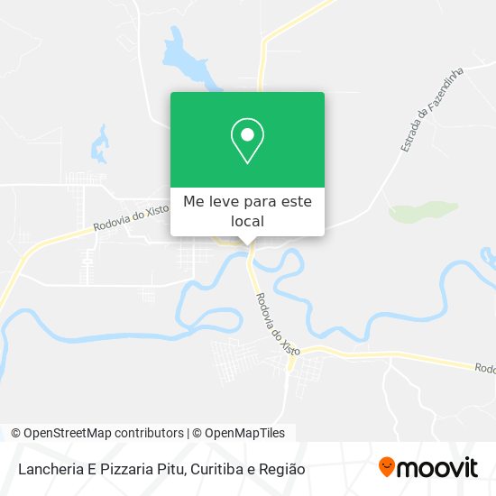 Lancheria E Pizzaria Pitu mapa