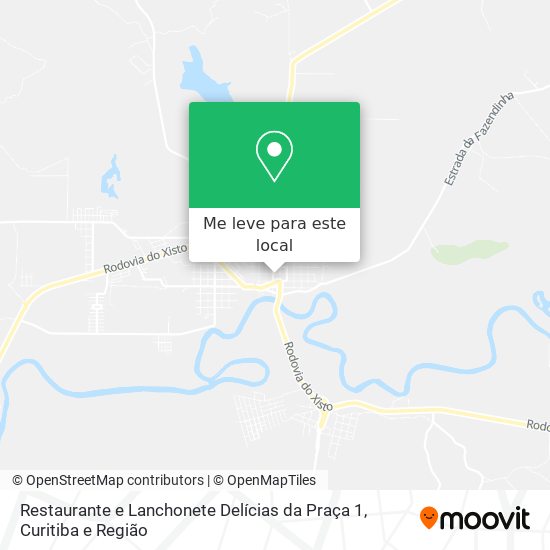 Restaurante e Lanchonete Delícias da Praça 1 mapa