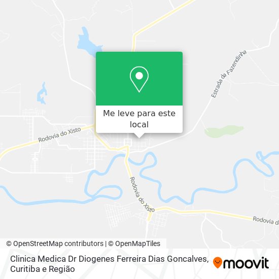 Clinica Medica Dr Diogenes Ferreira Dias Goncalves mapa