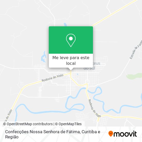 Confecções Nossa Senhora de Fátima mapa
