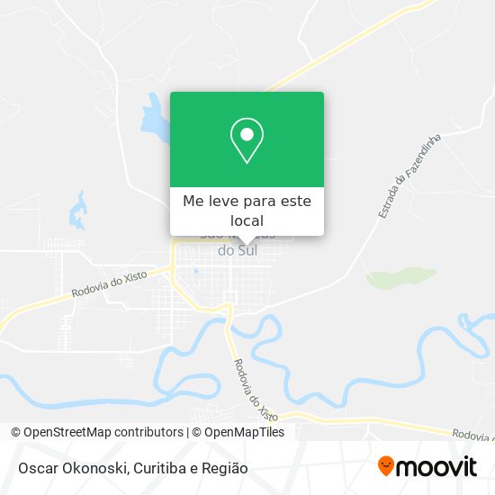 Oscar Okonoski mapa