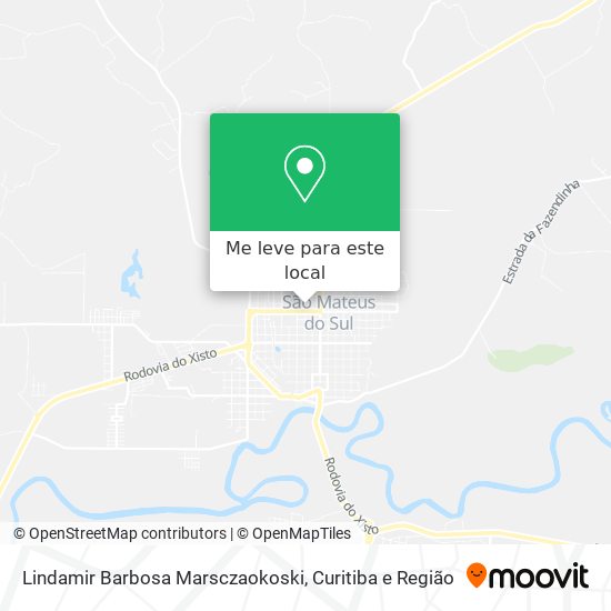 Lindamir Barbosa Marsczaokoski mapa