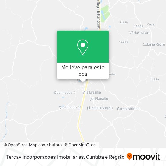 Tercav Incorporacoes Imobiliarias mapa