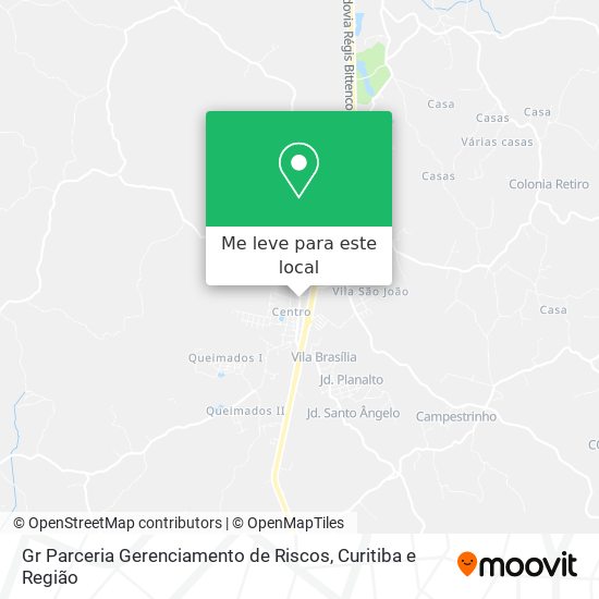 Gr Parceria Gerenciamento de Riscos mapa