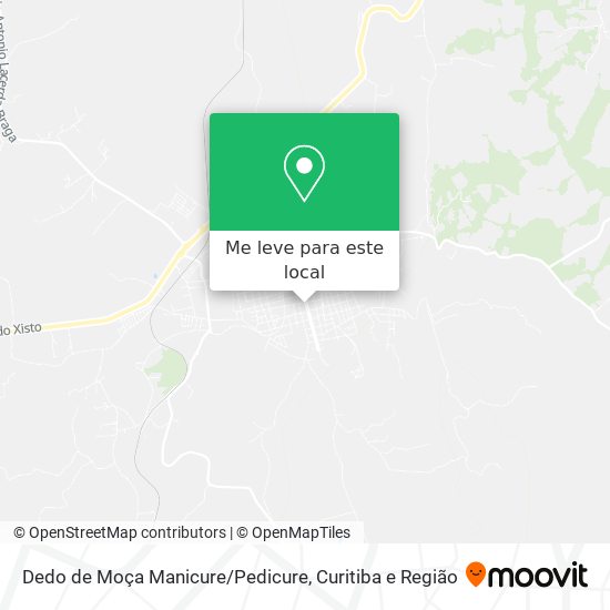 Dedo de Moça Manicure/Pedicure mapa