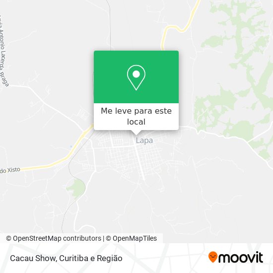 Cacau Show mapa