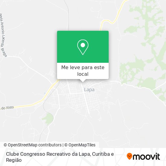 Clube Congresso Recreativo da Lapa mapa