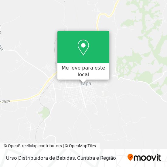 Urso Distribuidora de Bebidas mapa
