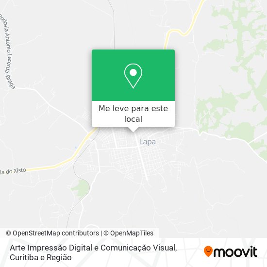 Arte Impressão Digital e Comunicação Visual mapa