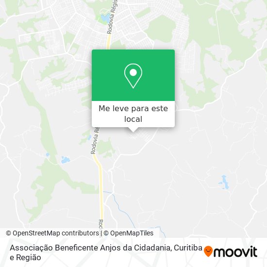 Associação Beneficente Anjos da Cidadania mapa