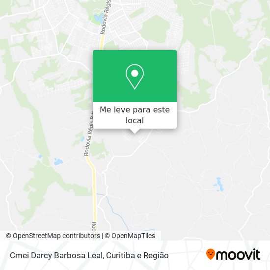 Cmei Darcy Barbosa Leal mapa