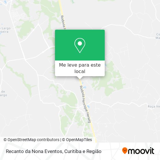 Recanto da Nona Eventos mapa