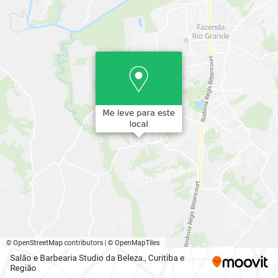 Salão e Barbearia Studio da Beleza. mapa