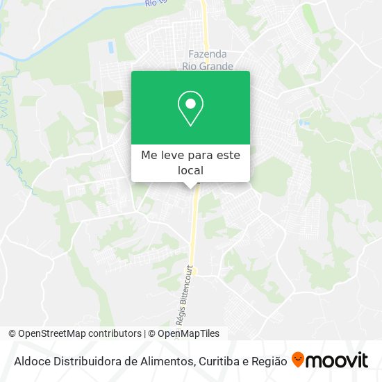 Aldoce Distribuidora de Alimentos mapa