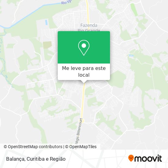 Balança mapa