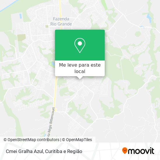 Cmei Gralha Azul mapa