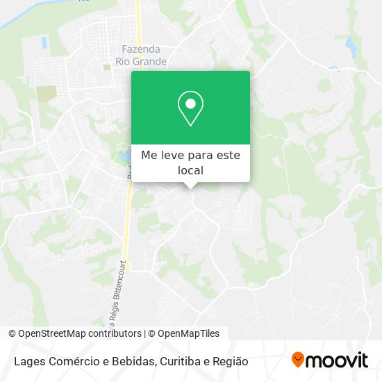Lages Comércio e Bebidas mapa