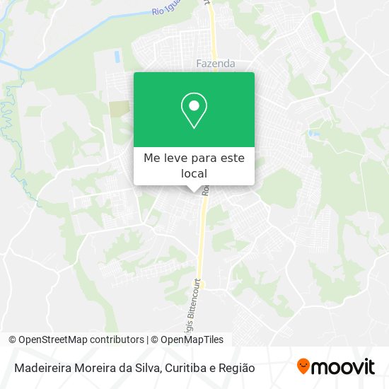 Madeireira Moreira da Silva mapa