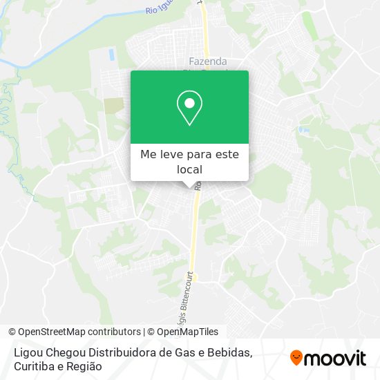 Ligou Chegou Distribuidora de Gas e Bebidas mapa