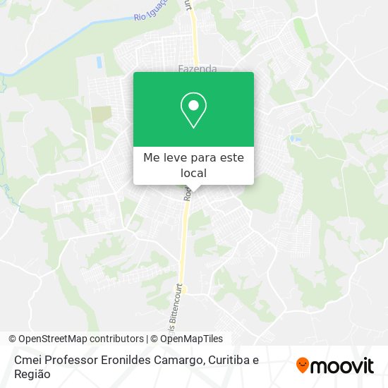 Cmei Professor Eronildes Camargo mapa