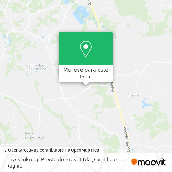 Thyssenkrupp Presta do Brasil Ltda. mapa