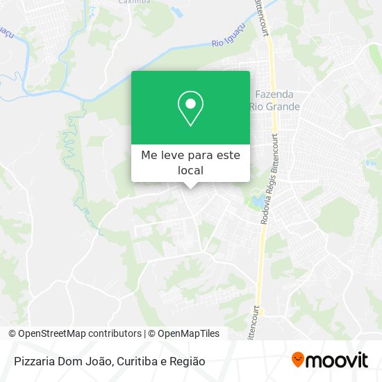 Pizzaria Dom João mapa