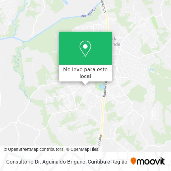 Consultório Dr. Aguinaldo Brigano mapa