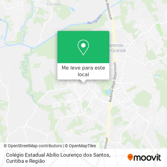 Colégio Estadual Abílio Lourenço dos Santos mapa