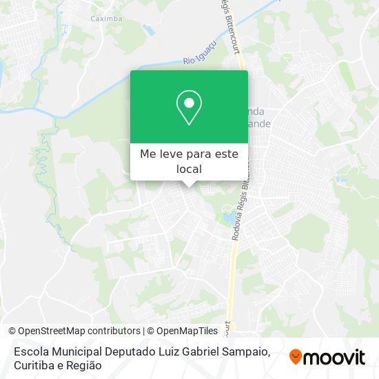 Escola Municipal Deputado Luiz Gabriel Sampaio mapa