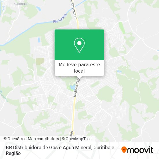 BR Distribuidora de Gas e Agua Mineral mapa