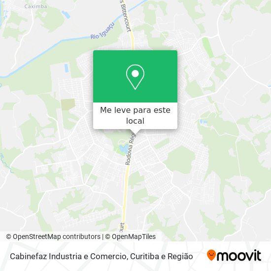 Cabinefaz Industria e Comercio mapa