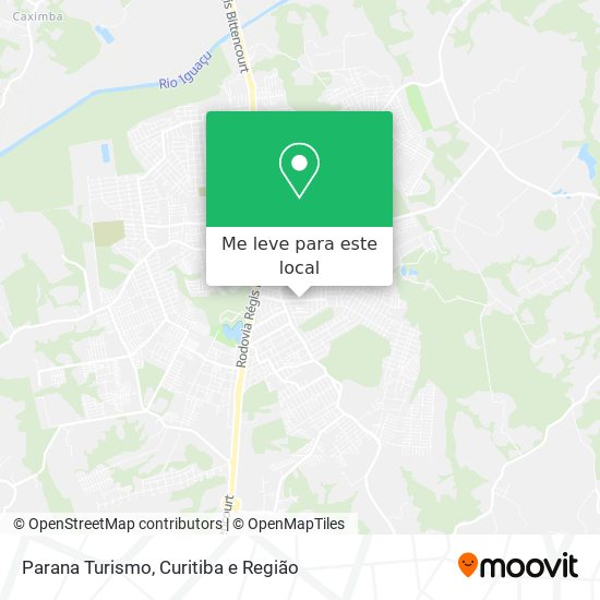 Parana Turismo mapa