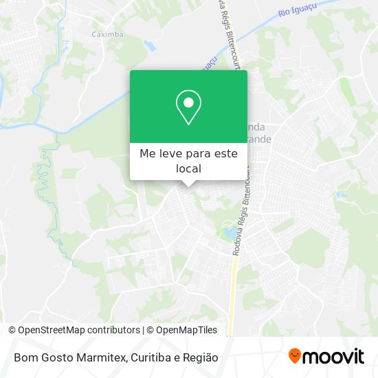Bom Gosto Marmitex mapa