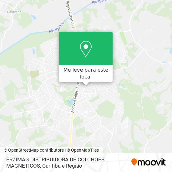 ERZIMAG DISTRIBUIDORA DE COLCHOES MAGNETICOS mapa