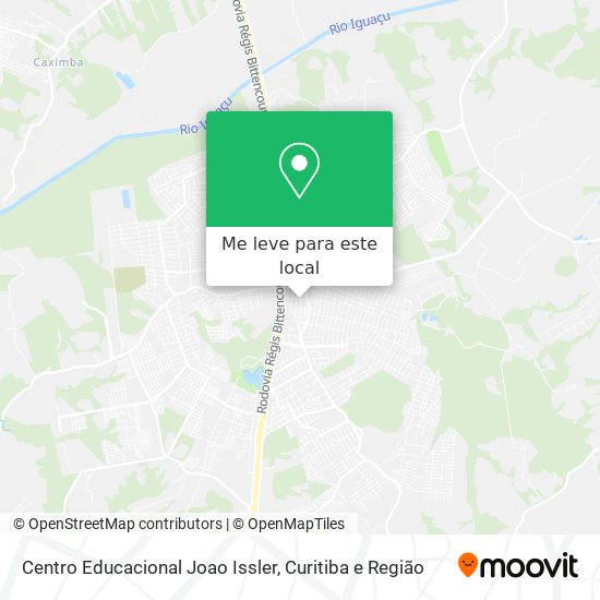 Centro Educacional Joao Issler mapa